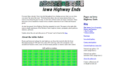 Desktop Screenshot of iowahighwayends.net
