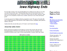 Tablet Screenshot of iowahighwayends.net